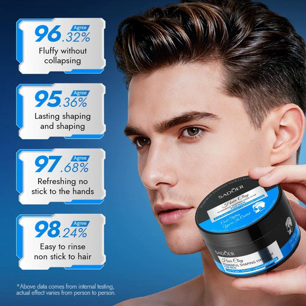 Men'S Grooming Wax - 100 جرام طين تصفيف الشعر للرجال
