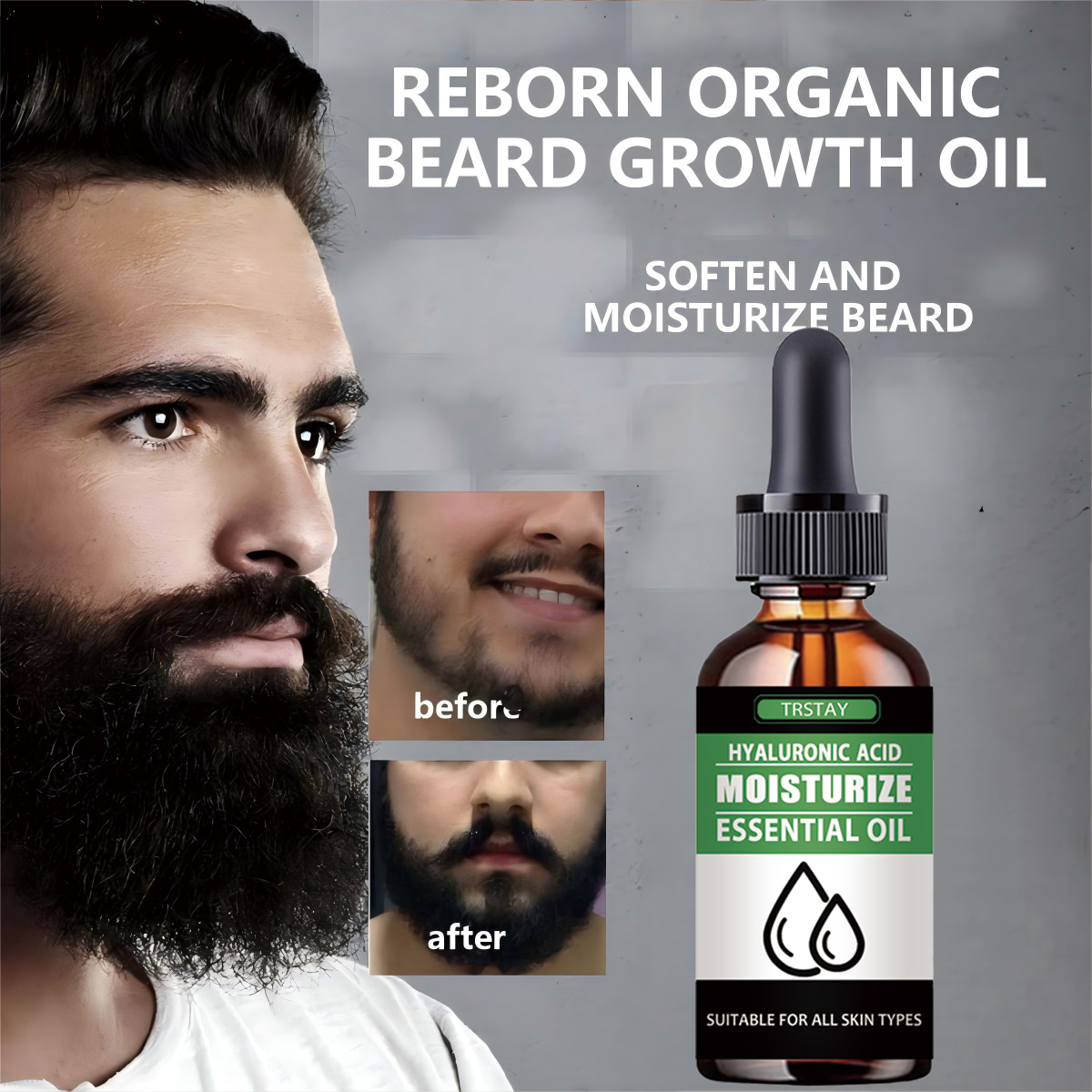 Men'S Grooming Products - 100% طبيعي تسريع شعر الوجه تنمو