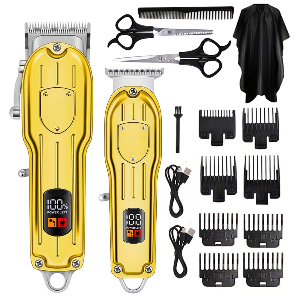 Men'S Grooming Guide - مجموعة ماكينة حلاقة الشعر اللاسلكية الاحترافية