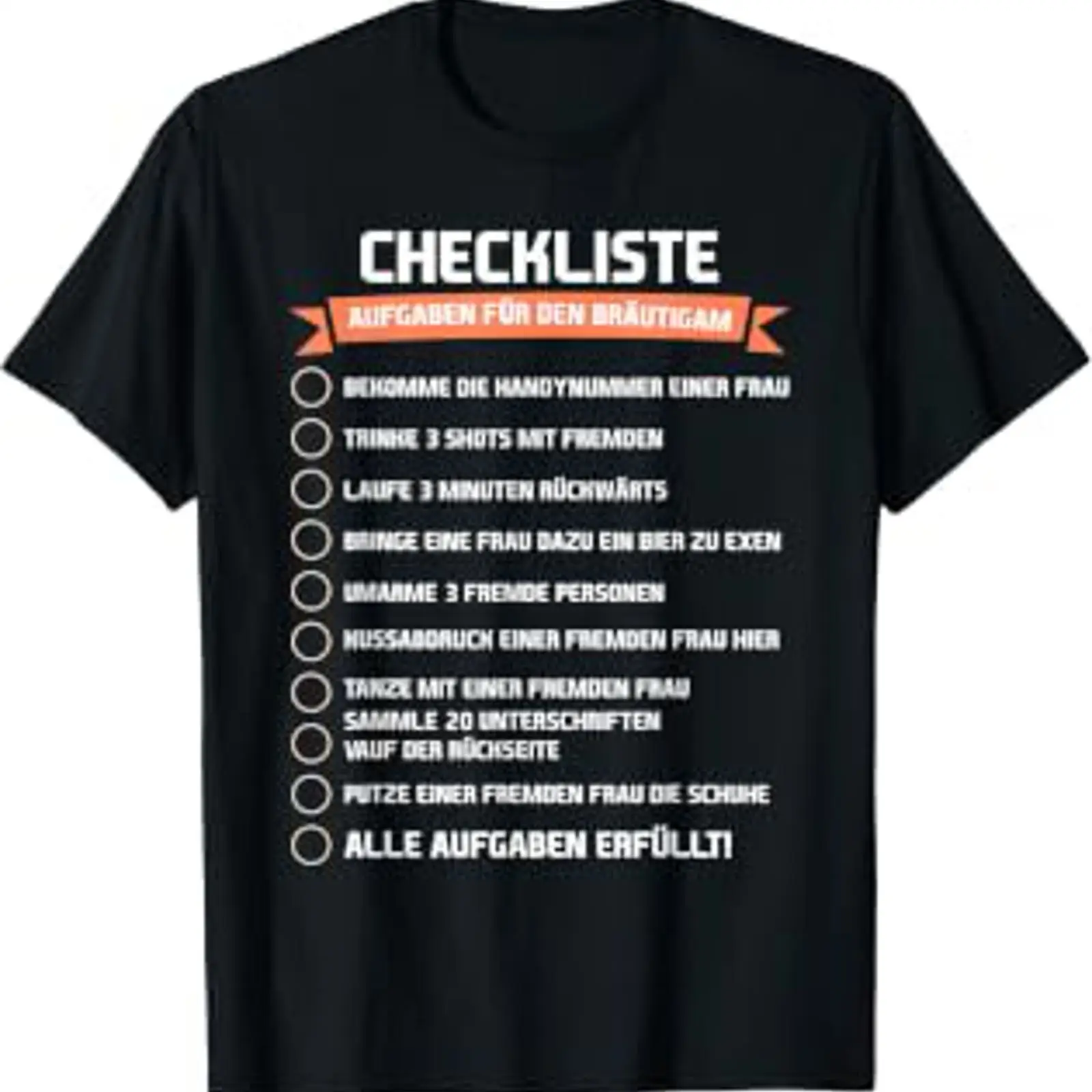 Men'S Grooming Checklist - قائمة مهام العريس JGA، تيشيرت DIY