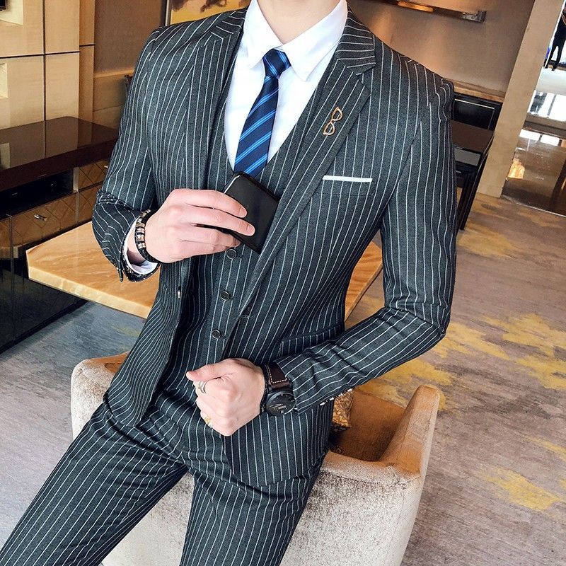 سترة رجالية ضيقة بنمط الخطوط ا - مراجعة Men'S Grooming Uk وسعره