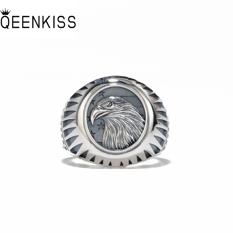 QEENKISS 925 فضة خمر خواتم الن - مراجعة Men'S Grooming Set Gift وسعره