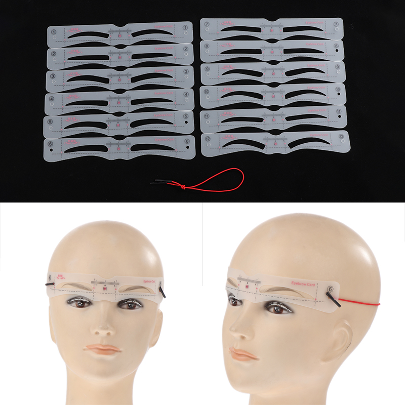 12 قطعة الحاجب Stencil مجموعة  - مراجعة Men'S Grooming Guide وسعره