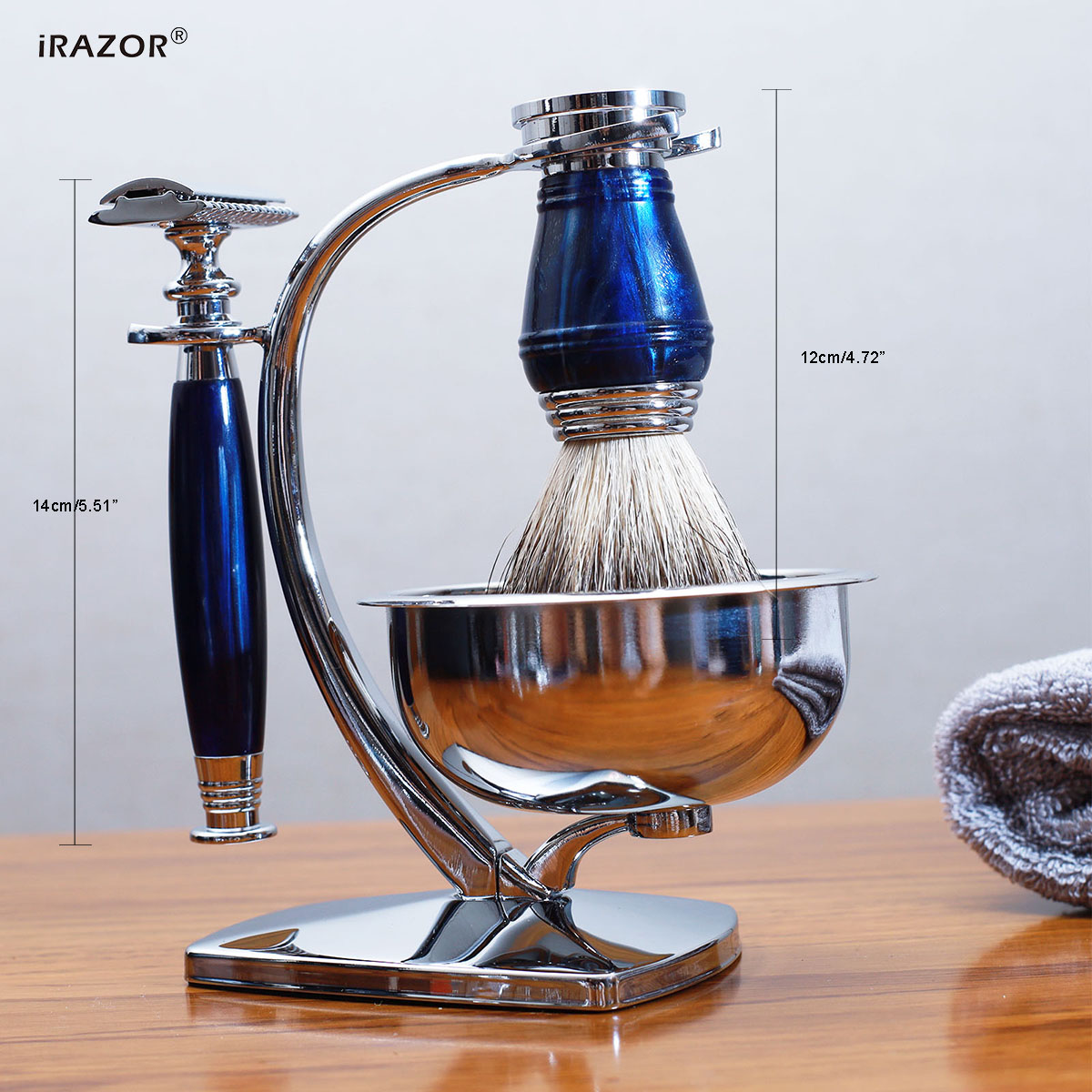 طقم حلاقة فاخر للرجال من iRAZO - مراجعة Men'S Grooming Set Gift وسعره